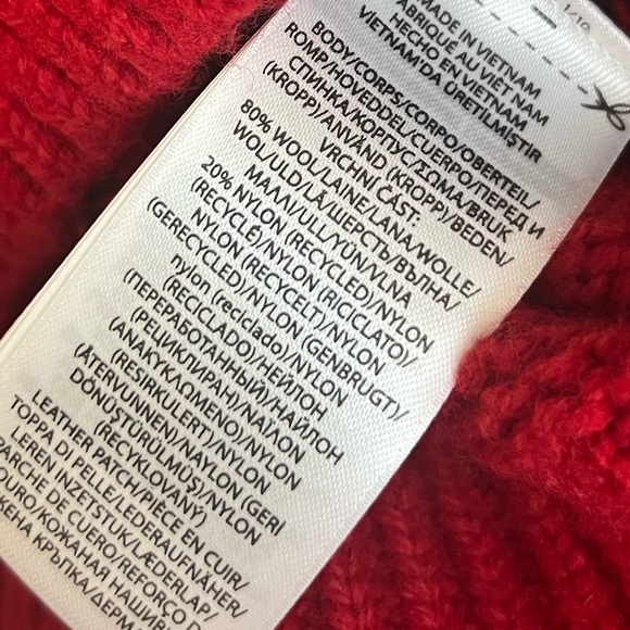 Polo Ralph Lauren Red Wool Blend Yankees Plaid Sweater - Picture 12 of 15